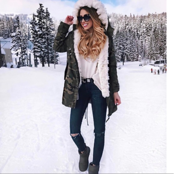 Zara camouflage coat - Picture 2 of 12